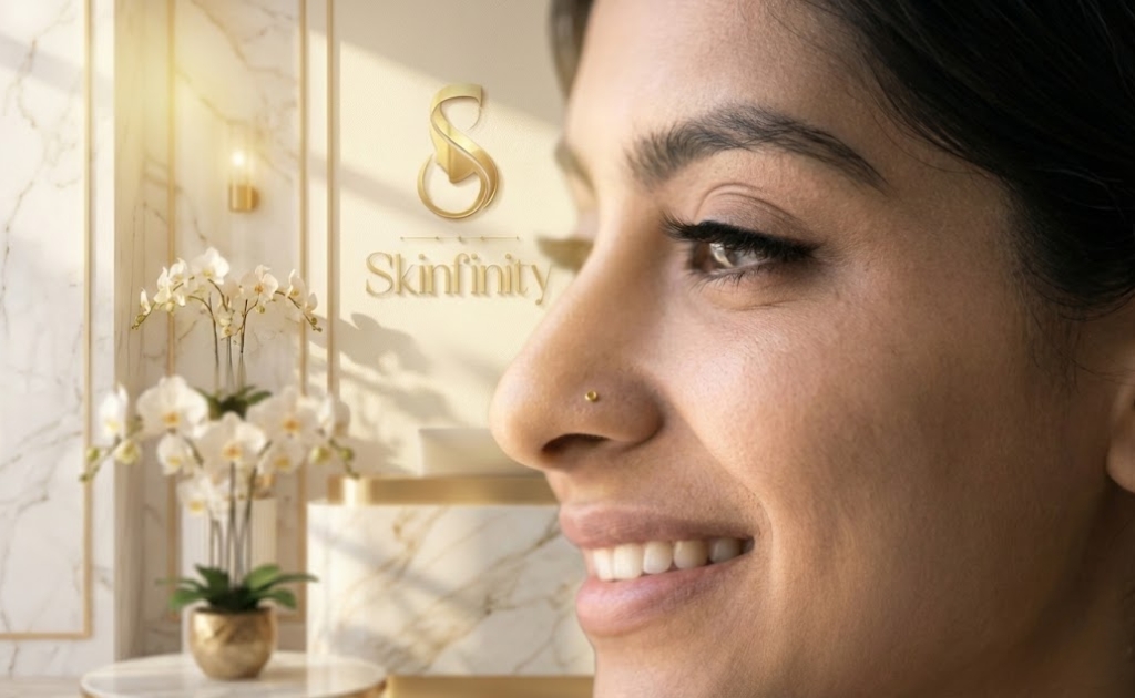 best-nose-reshaping-in-chennai at Skinfinity clinic offering advanced rhinoplasty with natural results in a premium aesthetic setting.