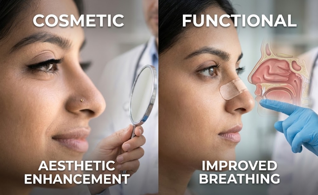 best-nose-reshaping-in-chennai for cosmetic enhancement and improved breathing with functional rhinoplasty treatment at Skinfinity.